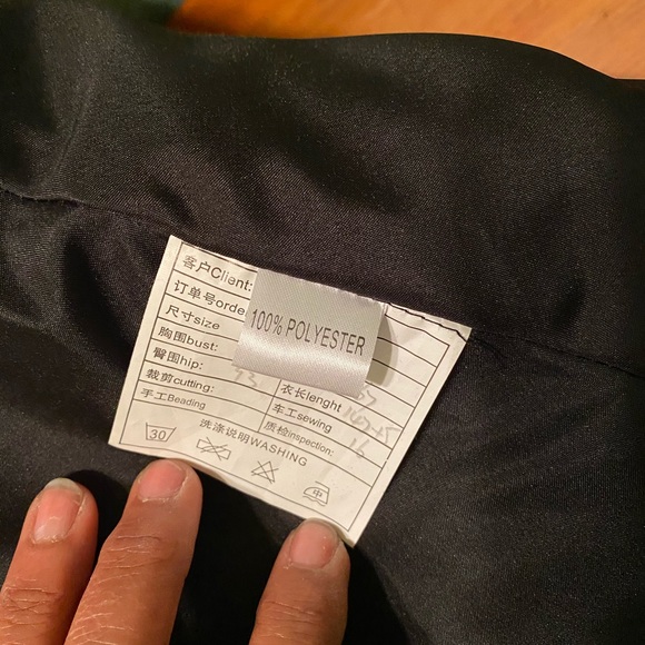 Beautiful custom made party dress.  Prom dress. Short and sassy! - Picture 5 of 6